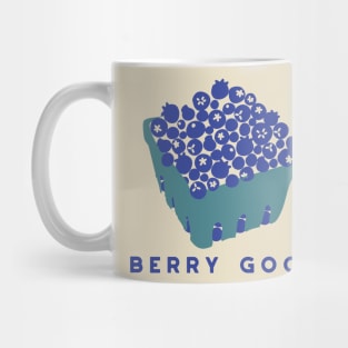 Berry Good Pint of Blueberries Graphic Mug